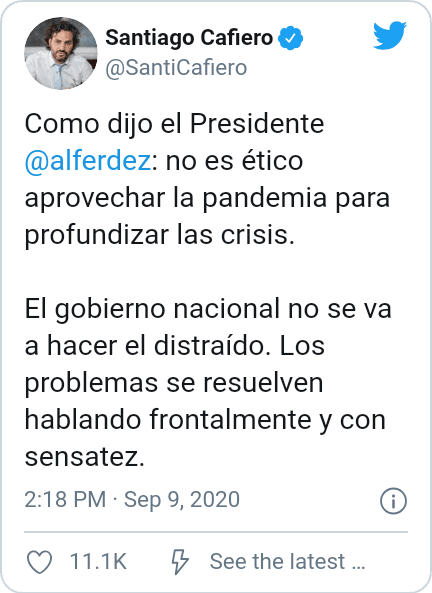 Santiago Cafiero: