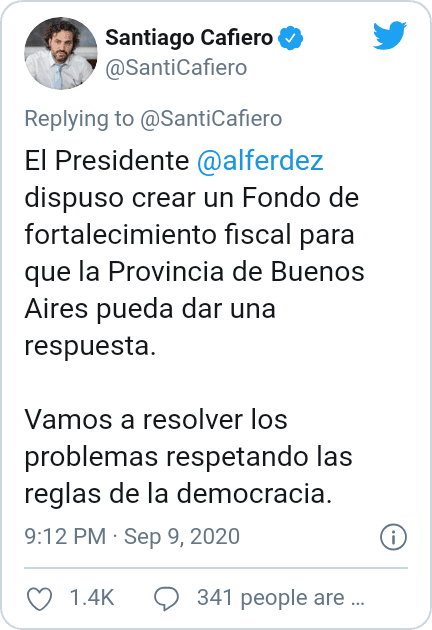 Santiago Cafiero: