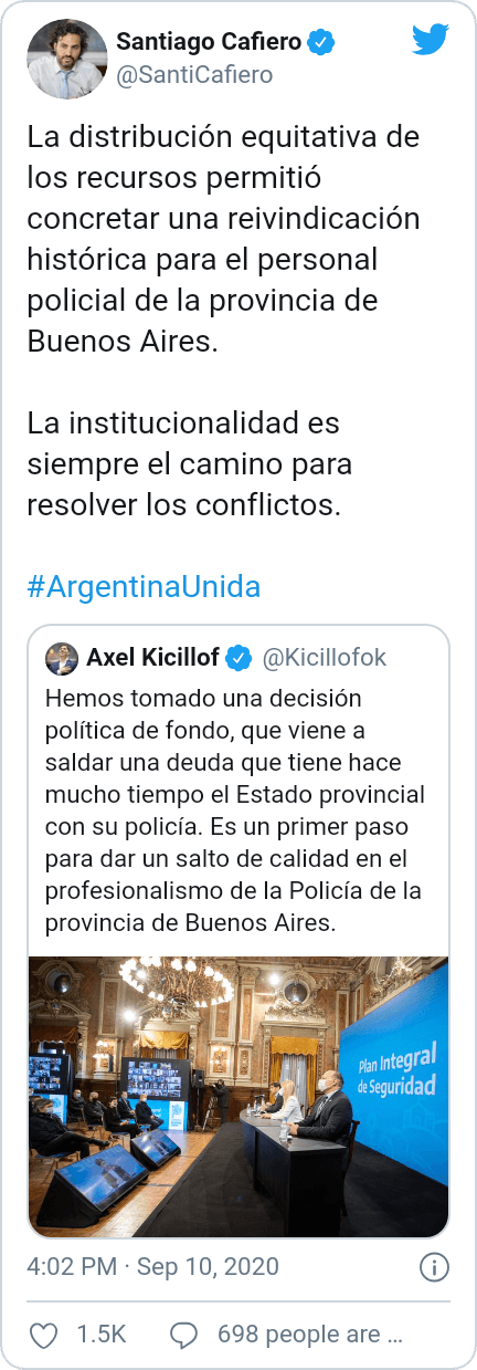 Santiago Cafiero: