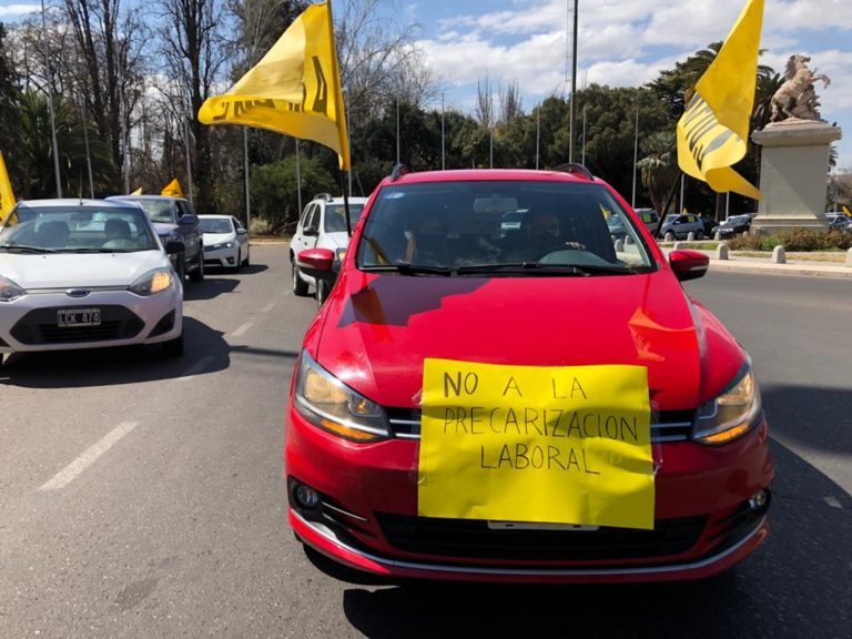 Chaquetazo en Mendoza de los trabajadores de la Salud