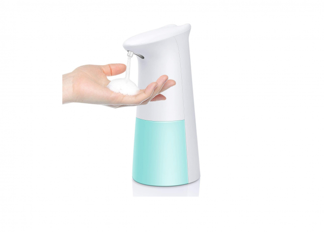 Afiliaicon dispensador de jabon Este dispensador de jabon dispone de dos velocidades de descarga.