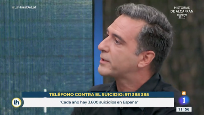 Javier Martin en 'La hora de La 1' Javier Martin en