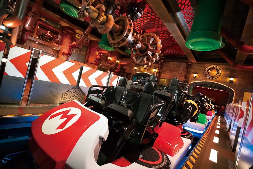 El Super Nintendo World tendra atracciones con el tema de Mario Kart y Yoshi, asi como restaurantes y tiendas tematicas.