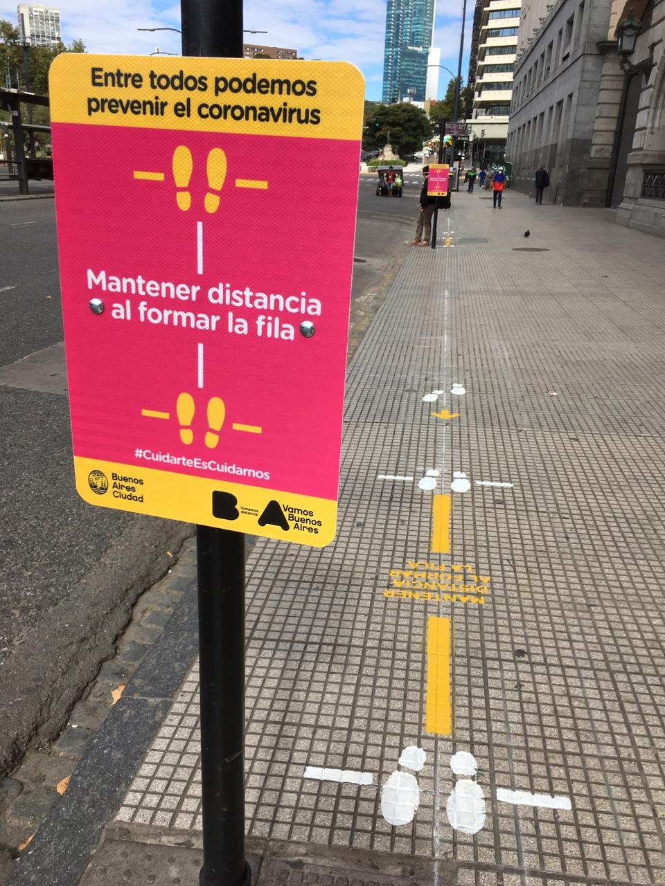 La Ciudad reacondiciono zonas para prevenir sobre el contagio de coronavirus