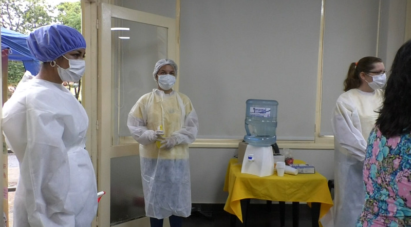 testeo1 Coronavirus: habilitaron nuevo centro de testeos rapidos gratuitos en el hospital Madariaga de Posadas