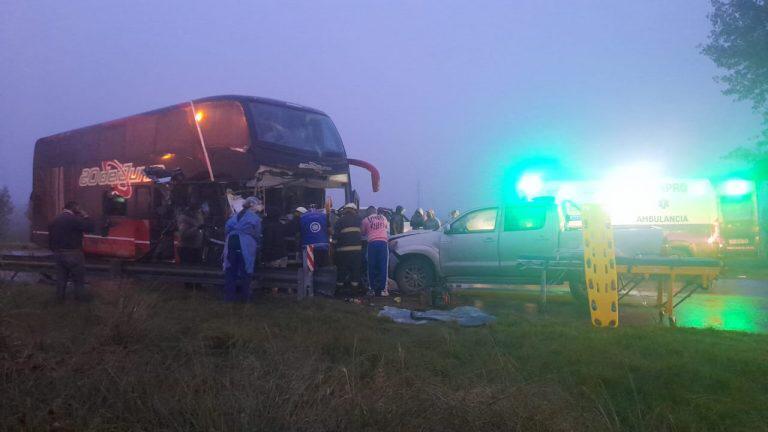 San Luis: choque en cadena deja 3 muertos en autopista