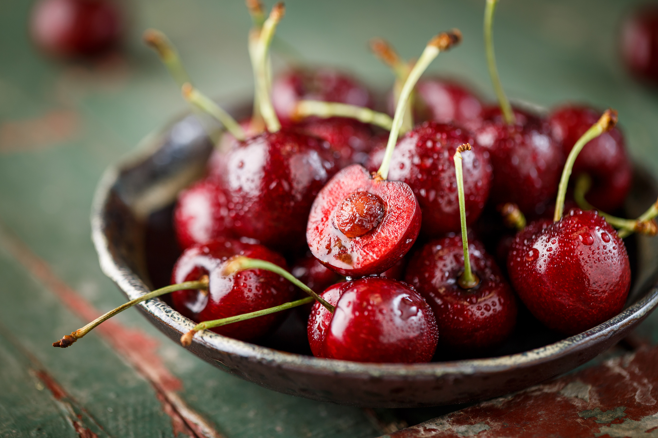 Cerezas.