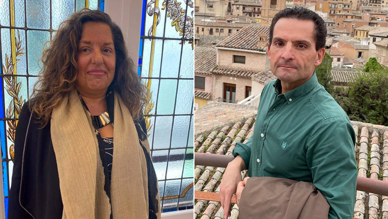 Alejandra Perez del Real y Miguel Ángel, pacientes de CIDP.