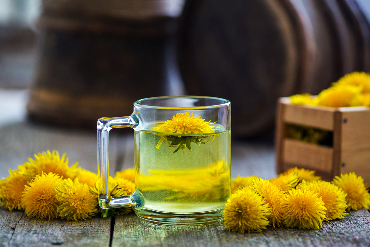 Infusión de diente de león.