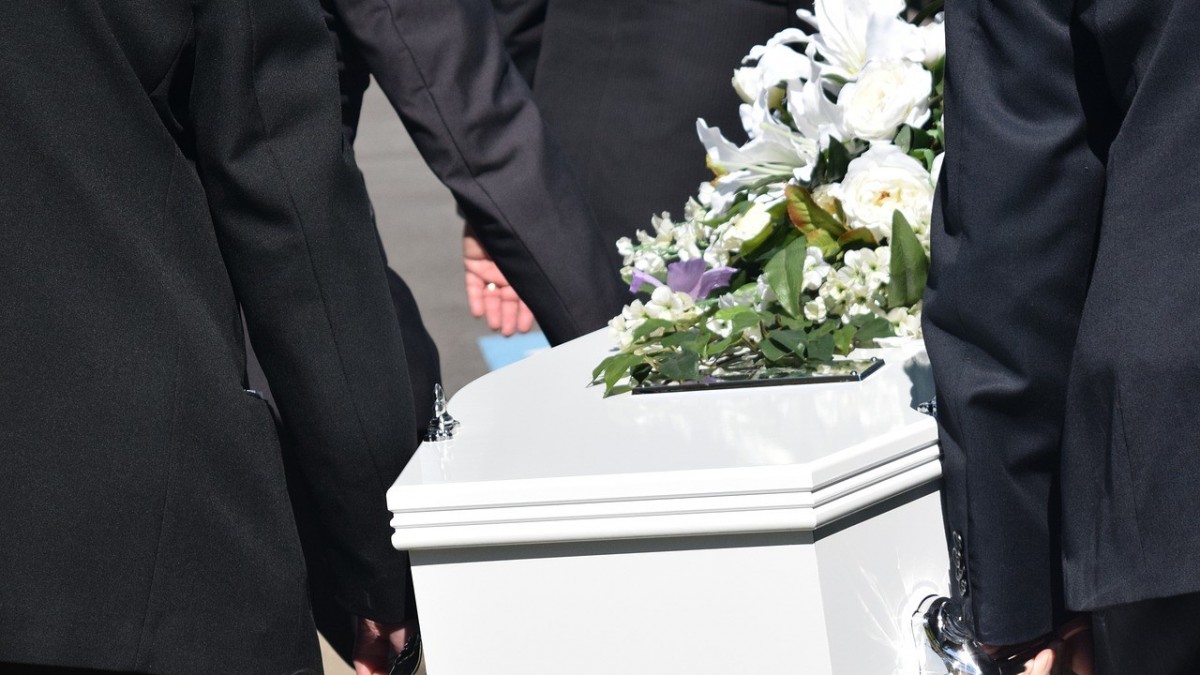 Imagen de archivo de un funeral.