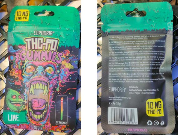 Imagen de una de las marcas de gominolas señaladas por AECOSAN.