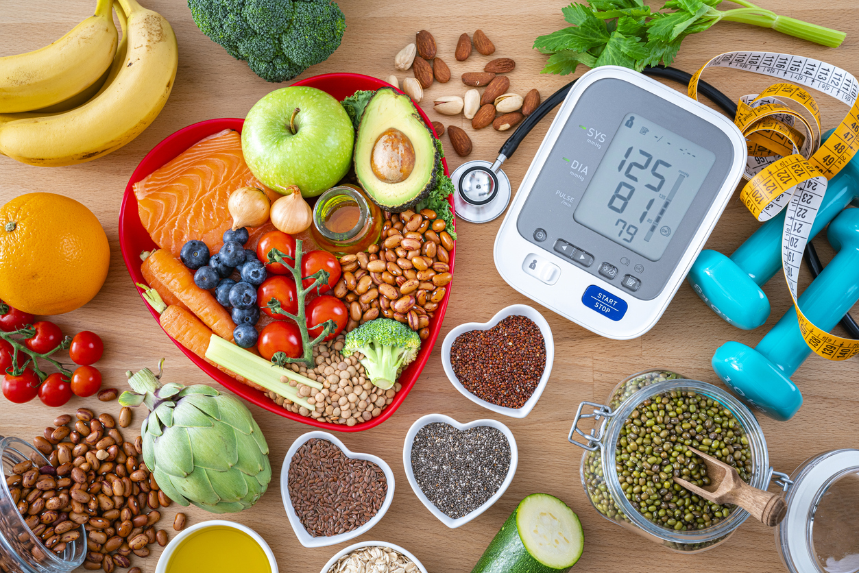 Alimentos saludables.